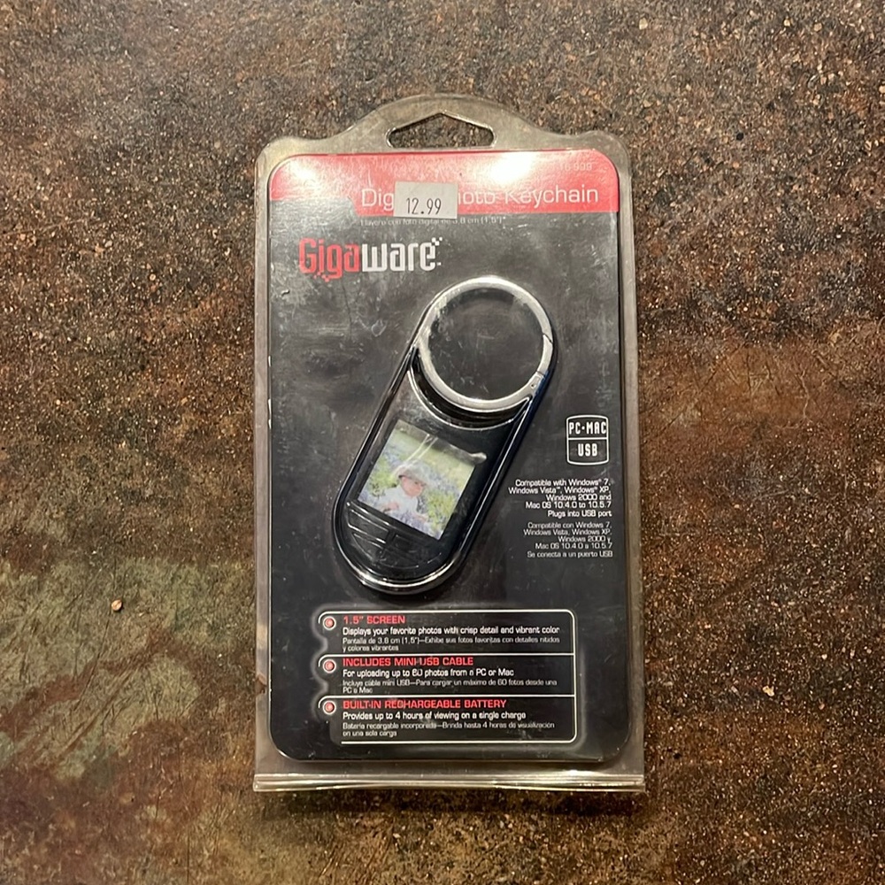 Brand new digital keychain